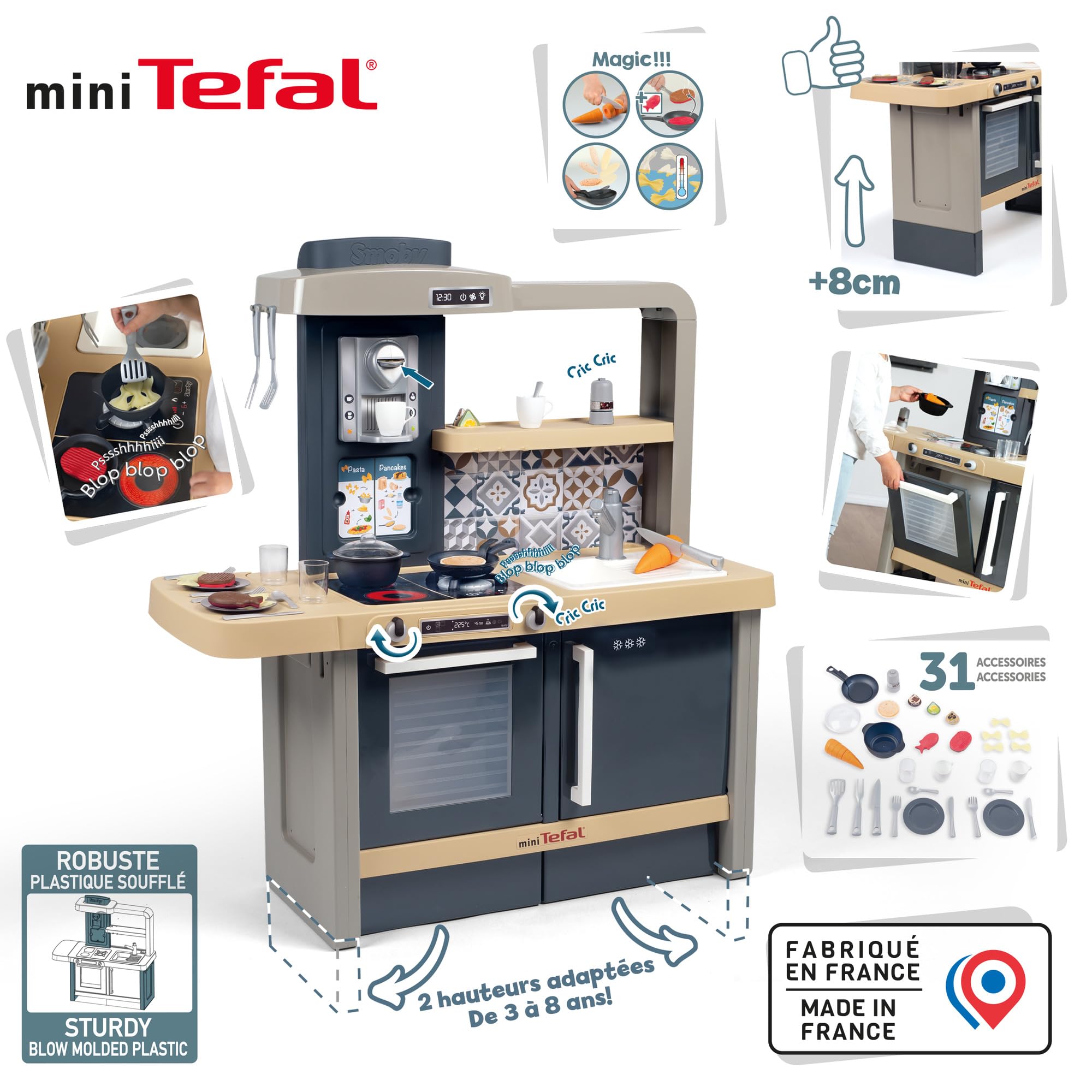 smoby-tefal-evo-kinderk-che-spielk-che-mit-zubeh-r image 5