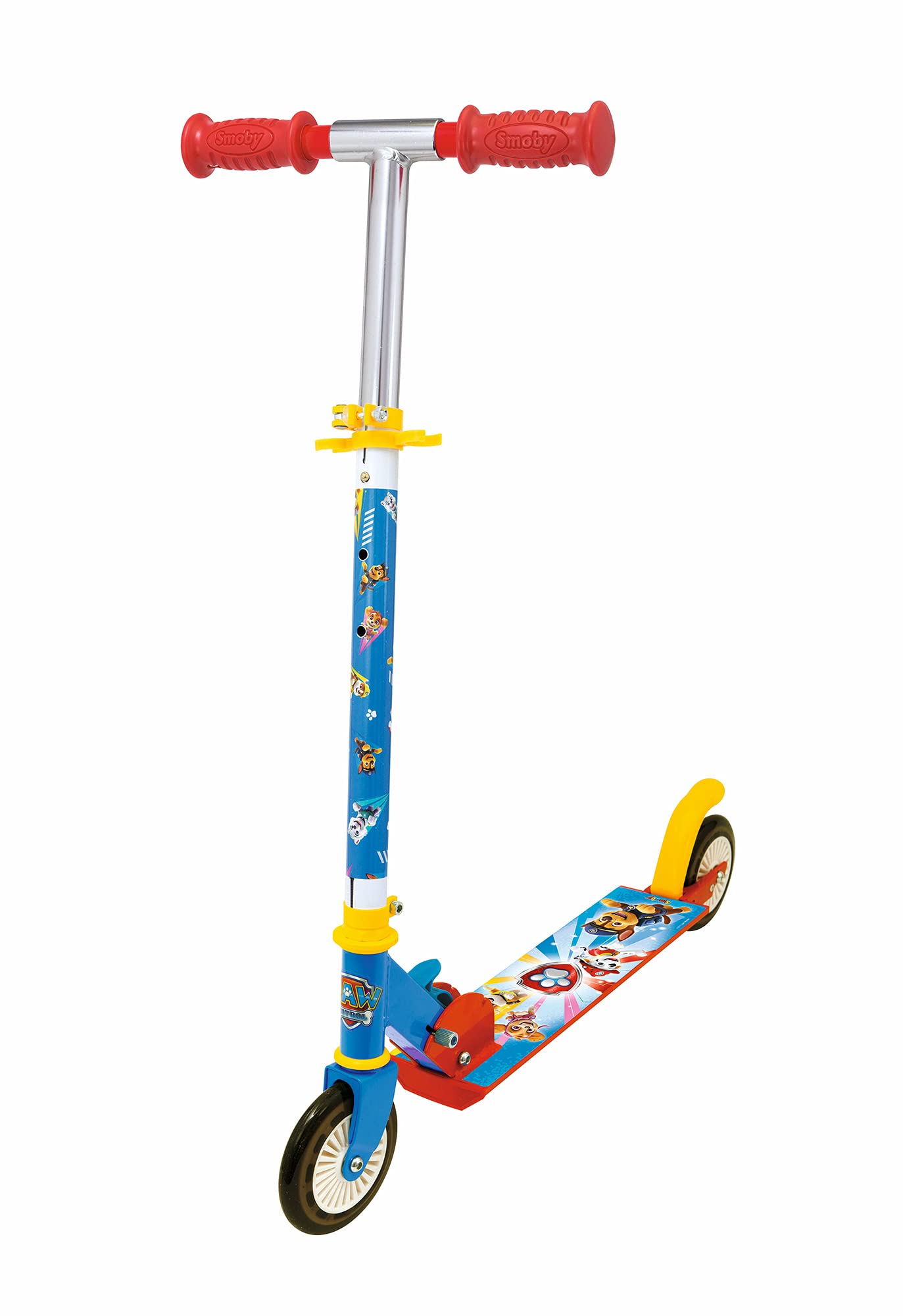 smoby-paw-patrol-roller-kinderroller-klappbar-mit-bremse image 1