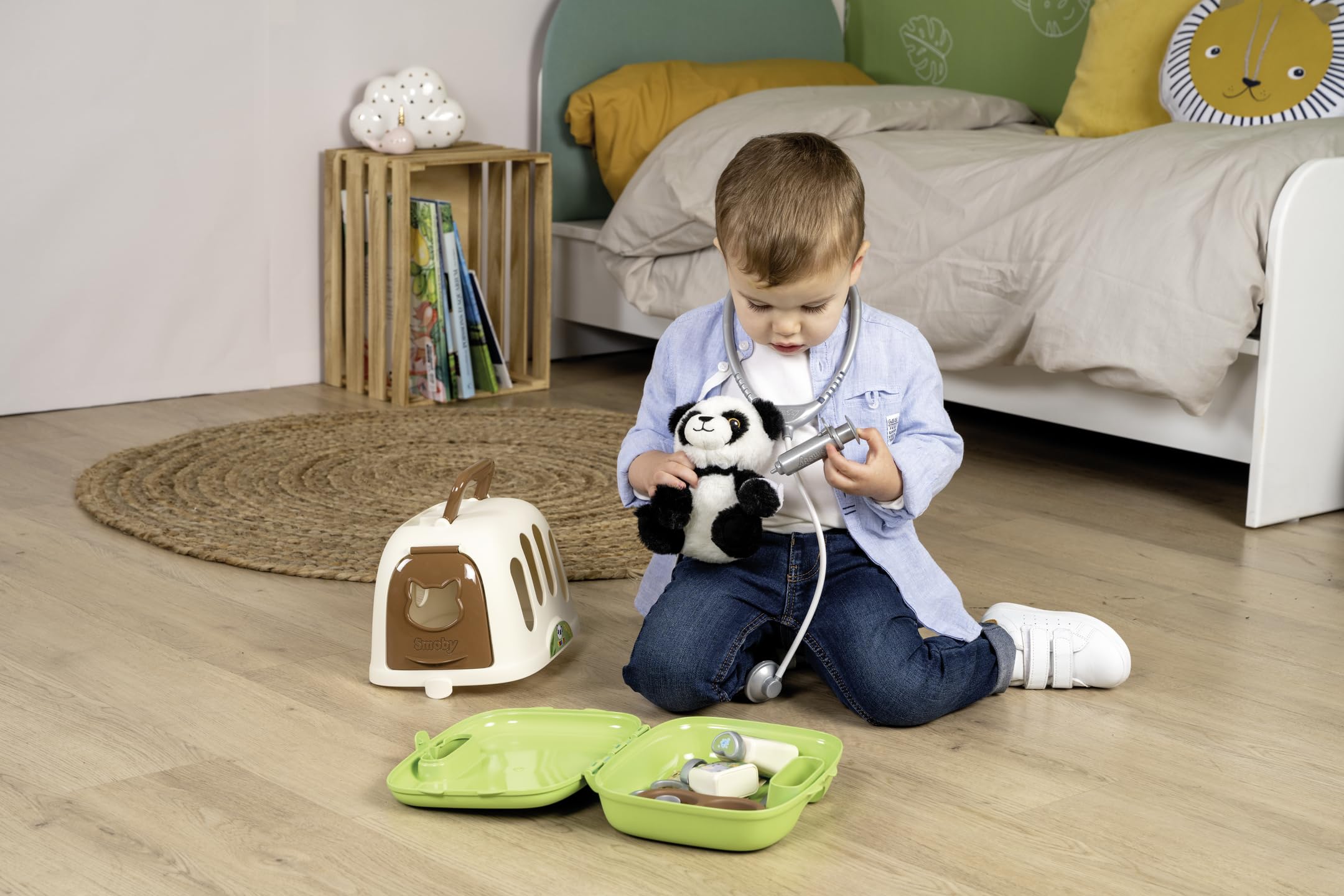 smoby-baby-care-tierarzt-trolley-2-in-1-mit-panda-ab-3-jahren image 7