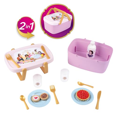 smoby-disney-princess-2-in-1-picknickkorb-14-teilig-ab-3-jahren image 6