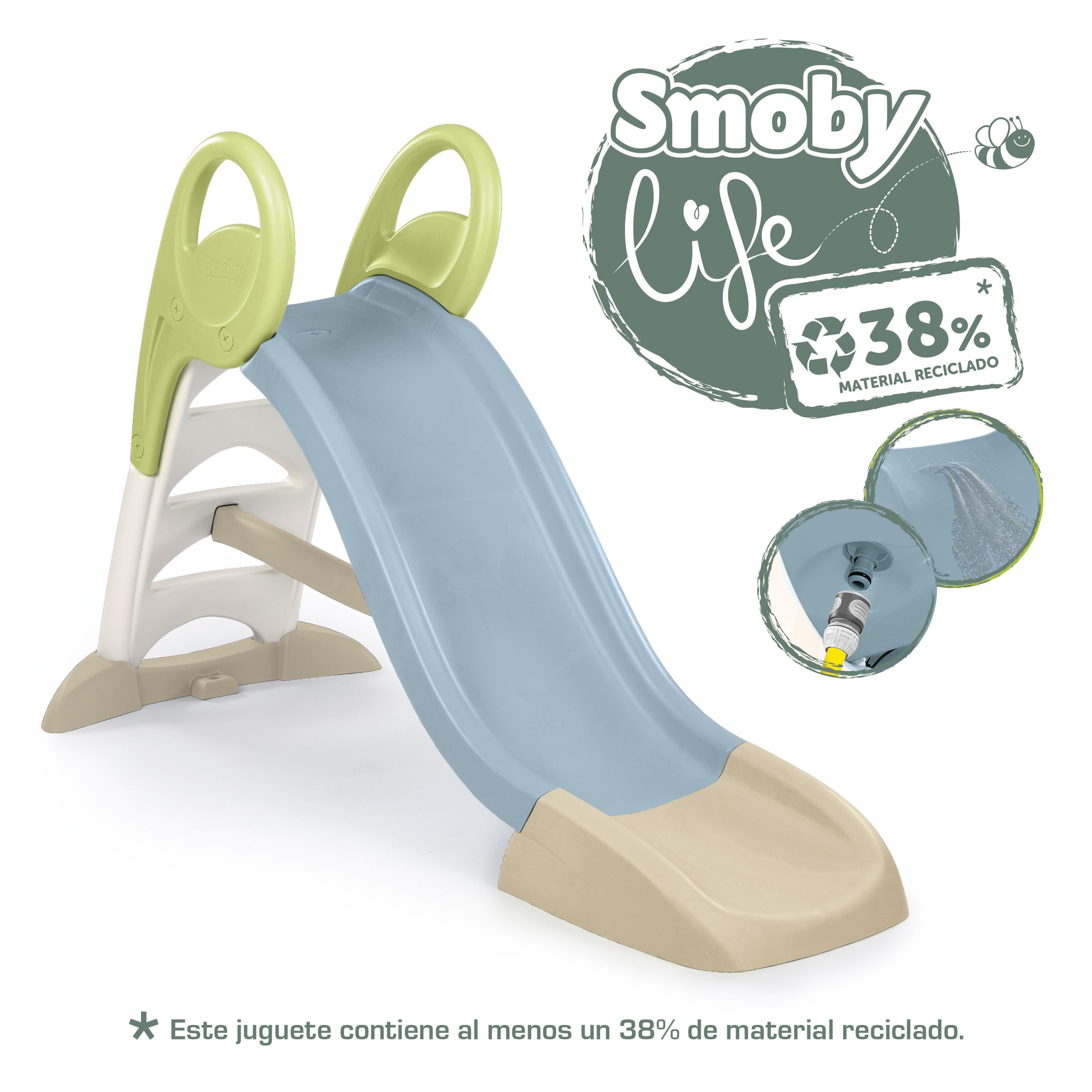 smoby-life-gm-rutsche-recycled-150-cm-mit-wasseranschluss image 2