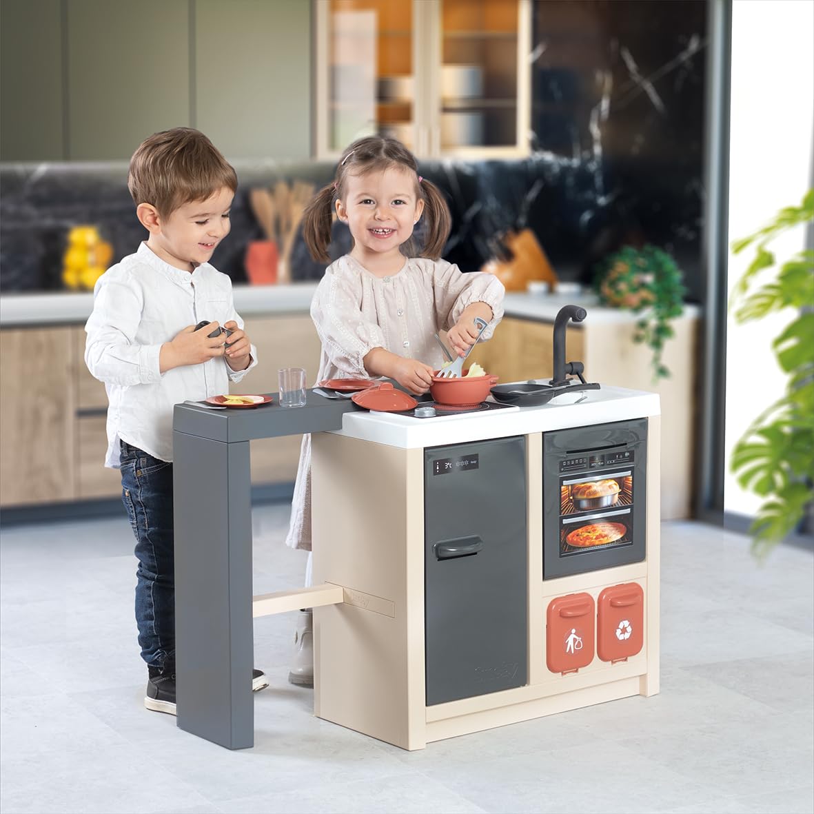 smoby-tefal-k-cheninsel-spielk-che-360-mit-23-zubeh-rteilen image 4