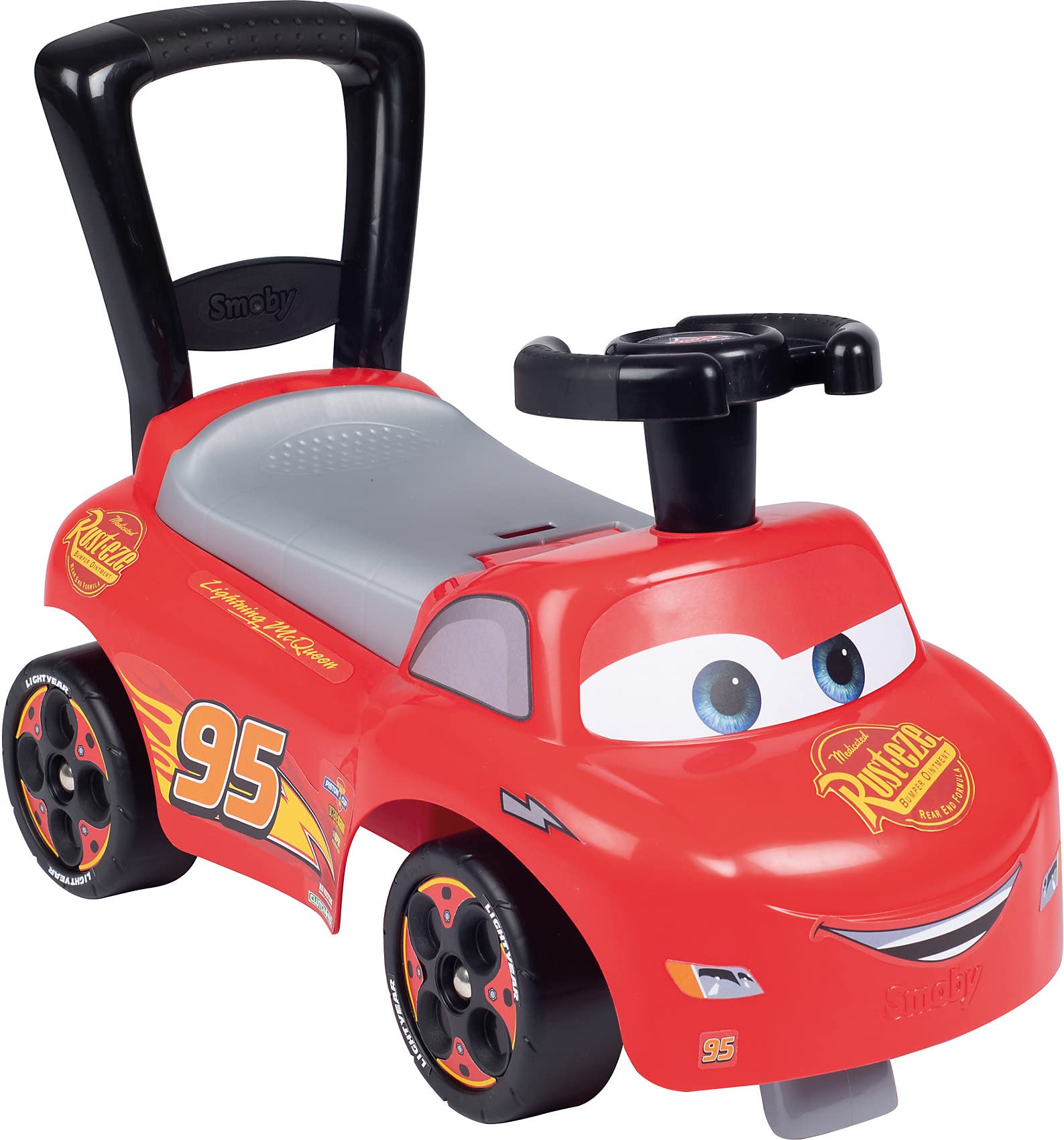 smoby-disney-cars-auto-rutscher-mit-staufach-ab-10-monaten image 1