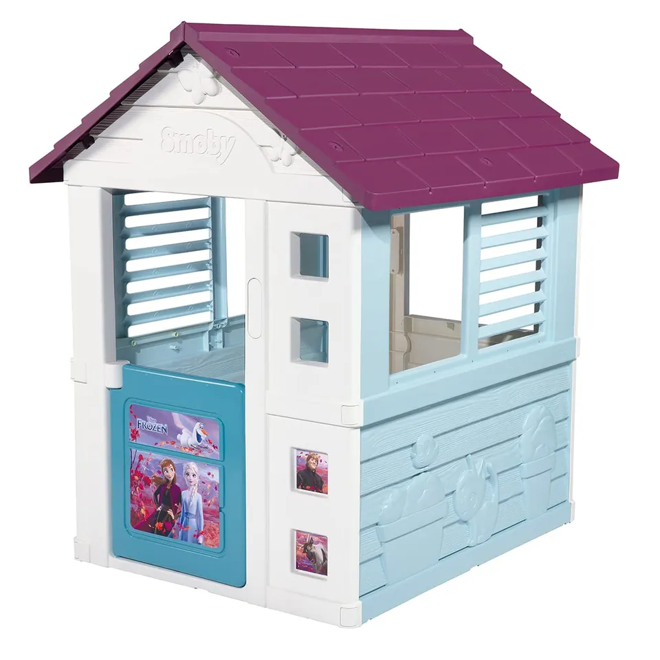 smoby-disney-frozen-spielhaus-kinderhaus-98x110x127-cm-ab-2-jahren image 1