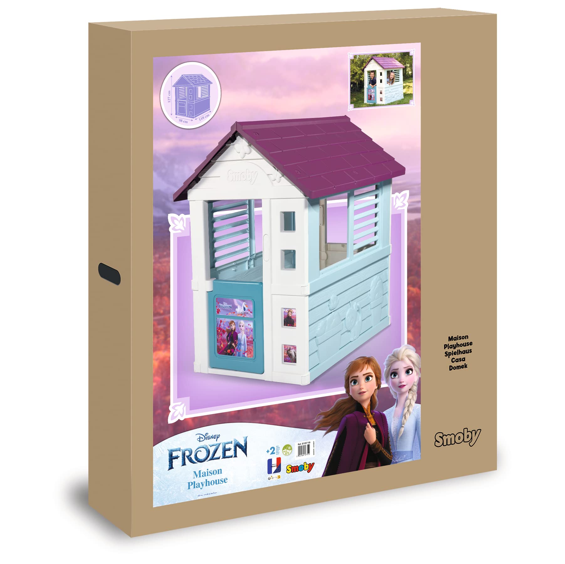 smoby-disney-frozen-spielhaus-kinderhaus-98x110x127-cm-ab-2-jahren image 6