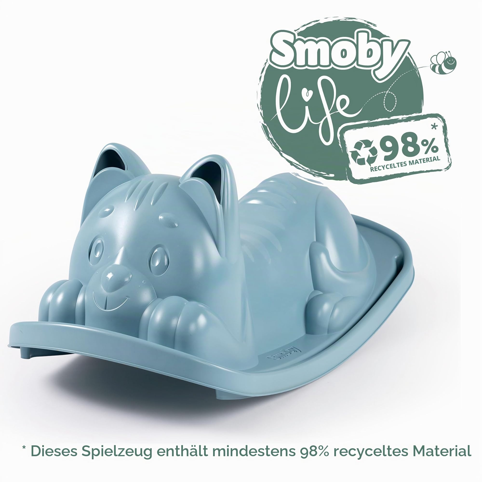 smoby-life-wippe-katze-schaukeltier-blau-ab-18-monaten image 2