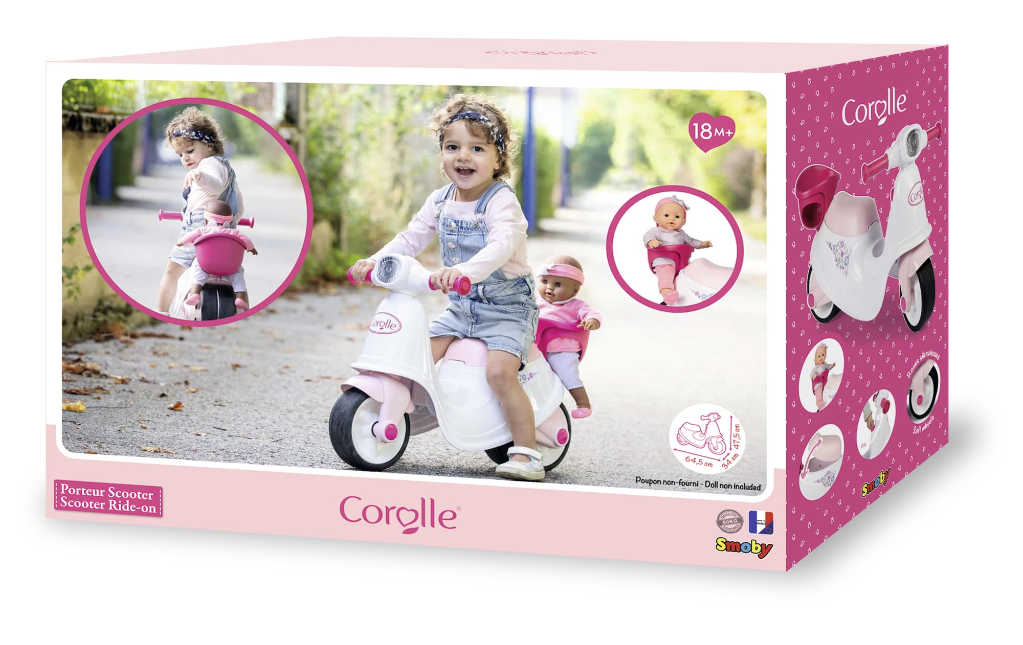 smoby-life-corolle-721002-puppenroller-mit-licht image 3