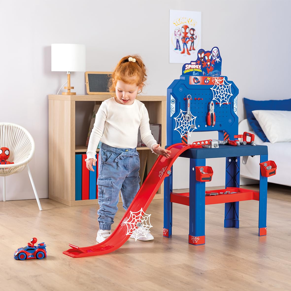 smoby-spidey-werkbank-spielwerkbank-94-teile-sprungschanze-ab-3j image 5