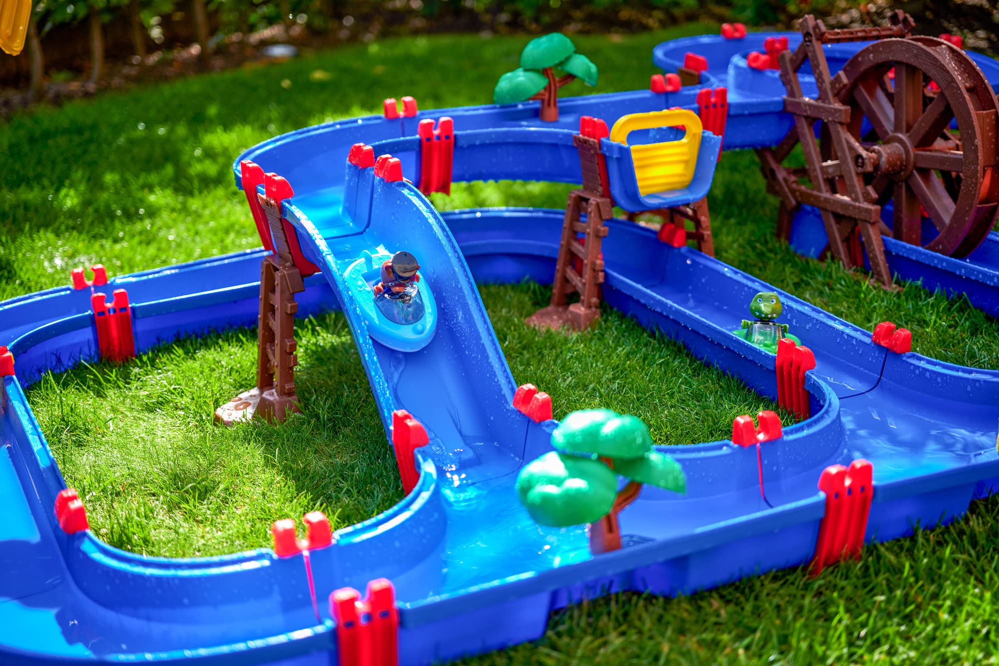 aquaplay-mega-water-wheel-wasserbahn-180-cm-mit-2-booten image 5