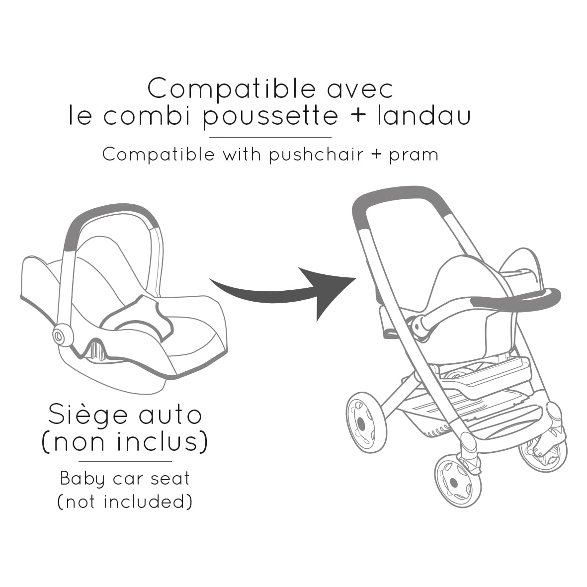smoby-maxi-cosi-3-in-1-puppenwagen-buggy-f-r-puppen-bis-42-cm image 3