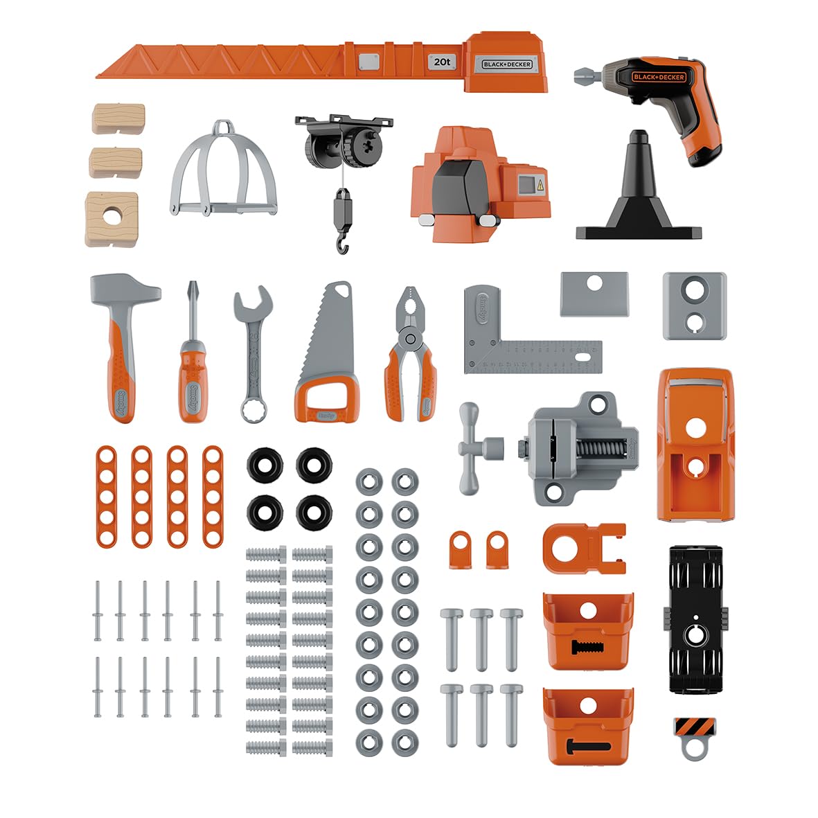smoby-black-decker-werkbank-mit-kran-87-teile-ab-3-j image 2