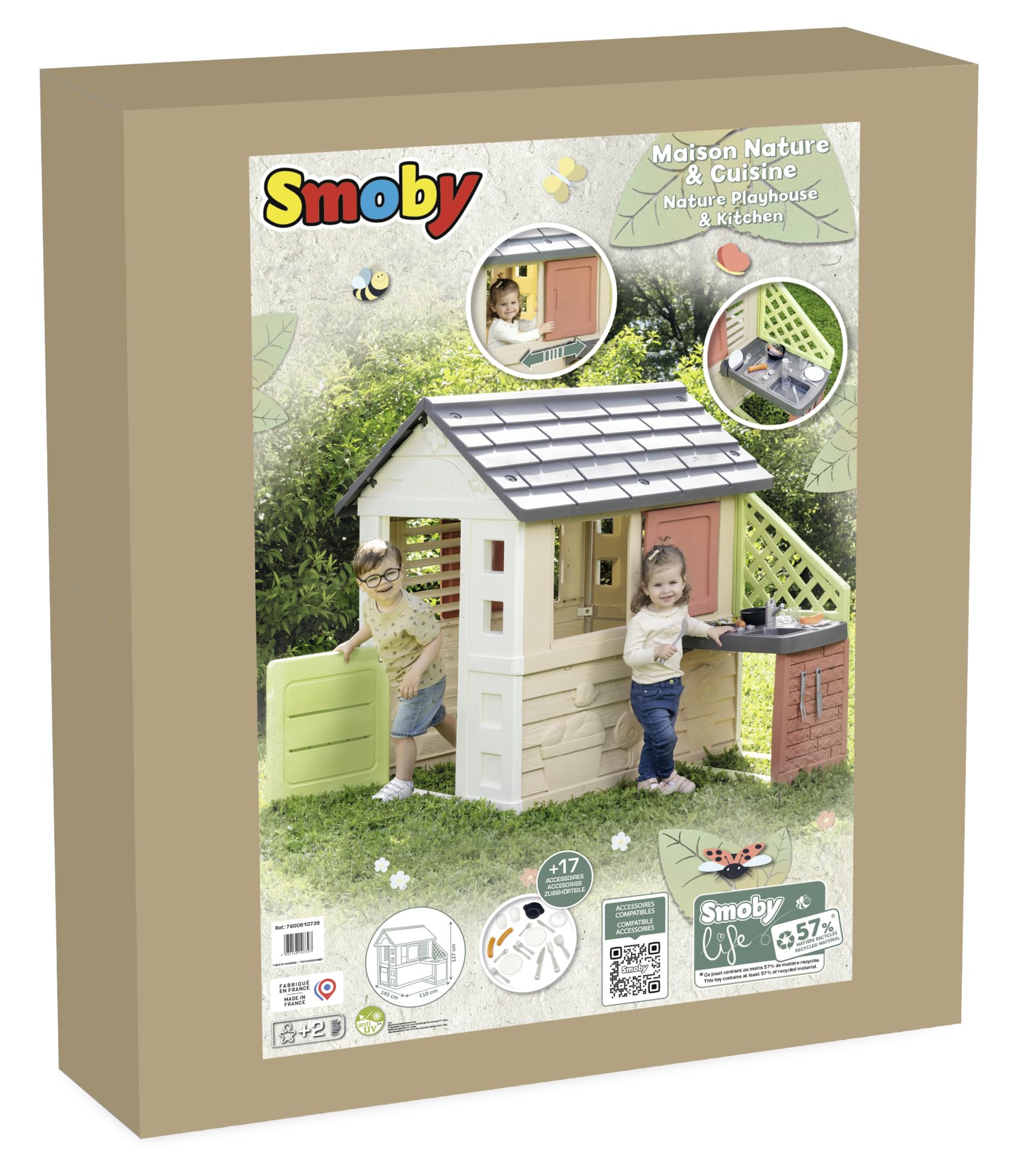 smoby-life-natura-spielhaus-mit-k-che-ab-2-jahren image 2