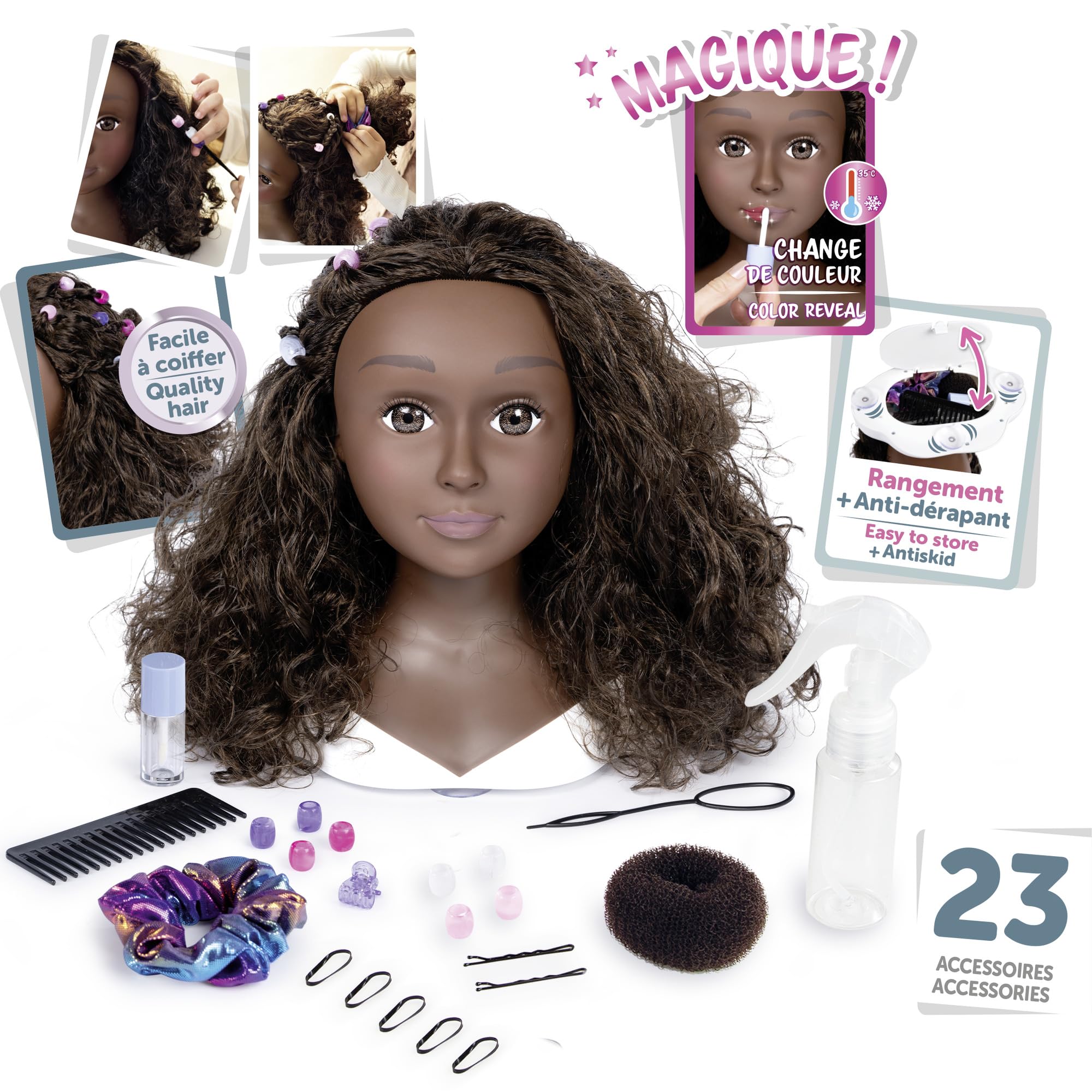 smoby-my-beauty-frisierkopf-afro-schminkkopf-mit-23-zubeh-r image 2