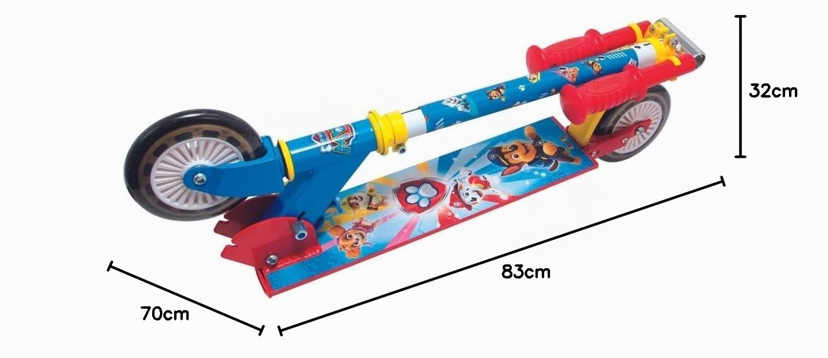 smoby-paw-patrol-roller-kinderroller-klappbar-mit-bremse image 8