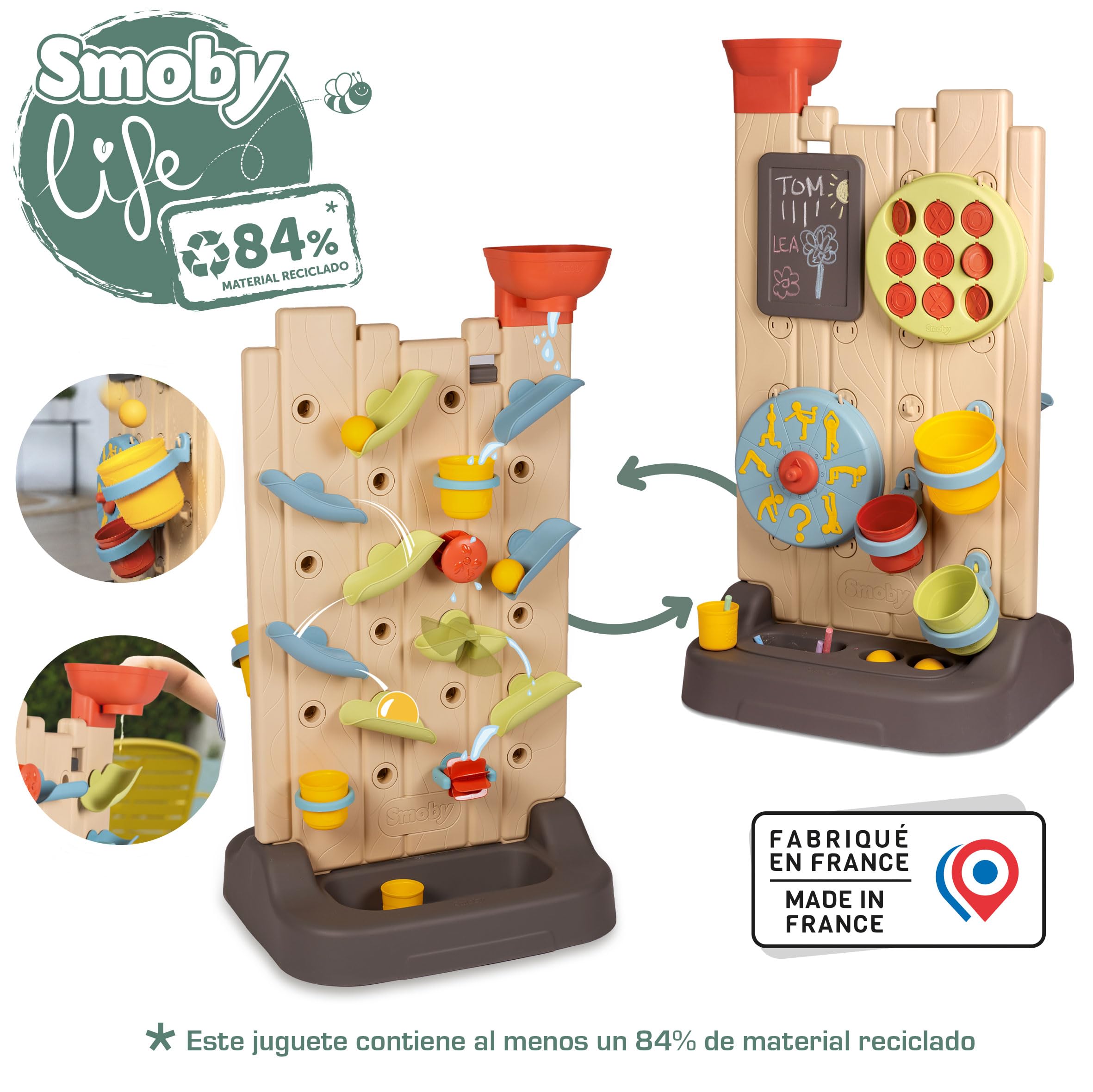 smoby-life-activity-wall-spielwand-6-aktivit-ten-recycelt-ab-2-j image 2