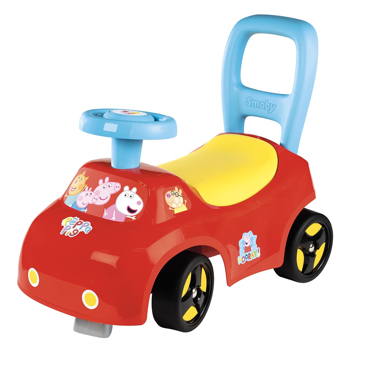 smoby-peppa-pig-rutscher-rutschauto-mit-hupe-ab-10-monaten image 1