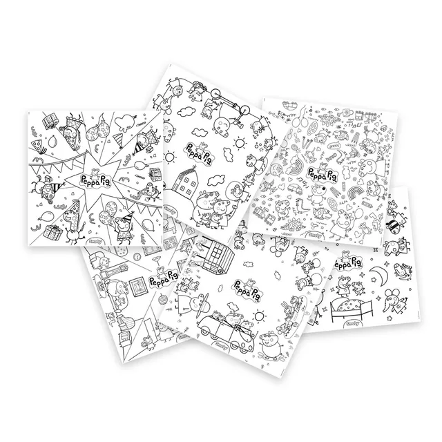 smoby-peppa-pig-xxl-ausmalbl-tter-10-motive-ab-3-jahren image 1