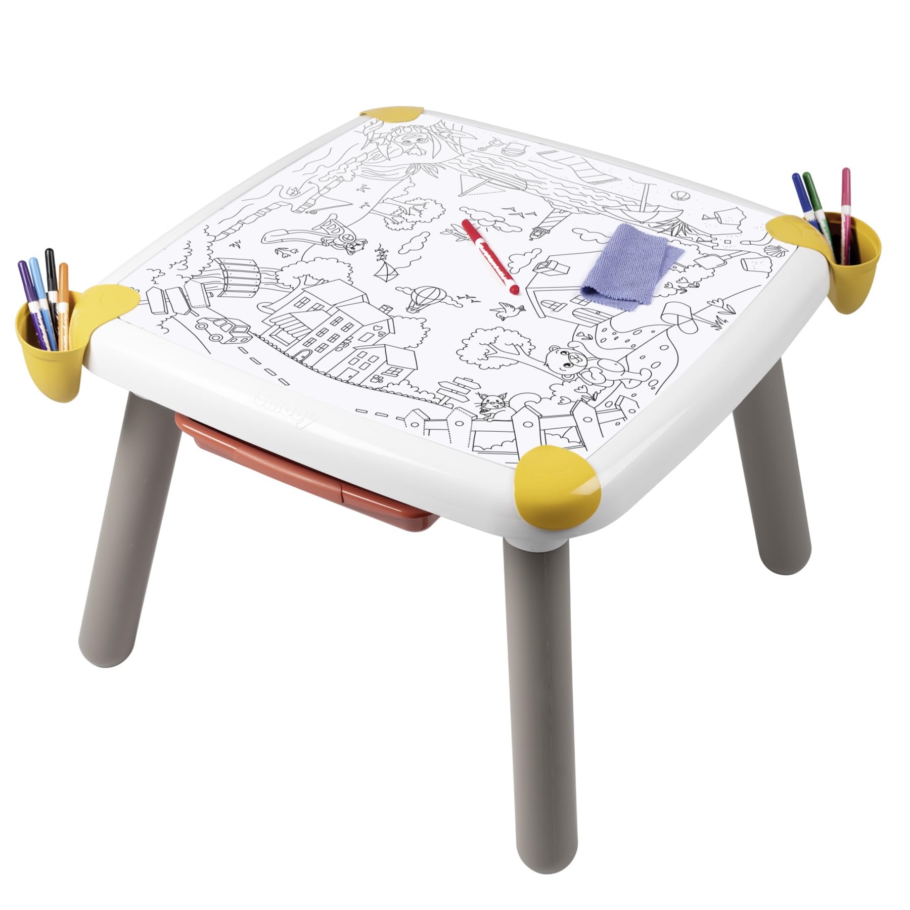 smoby-life-kid-kreativtisch-kindertisch-mit-stiften-ab-2-jahre image 1