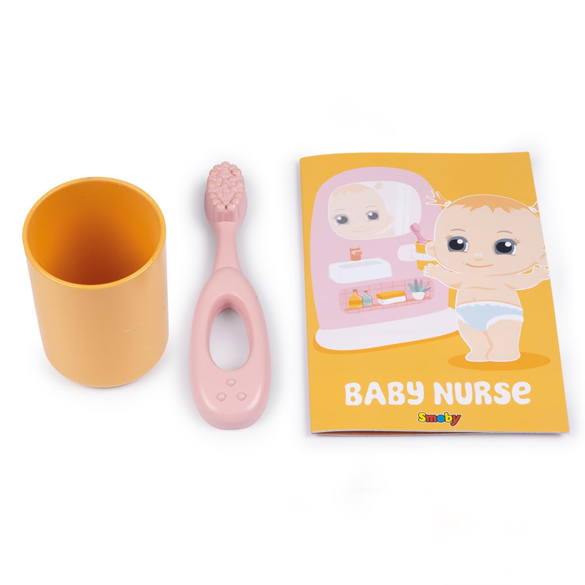 smoby-baby-nurse-puppen-badezimmer-rosa-mit-toilette image 3
