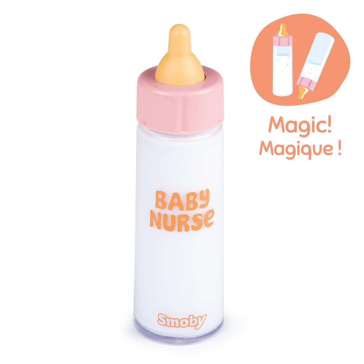 smoby-baby-nurse-magisches-fl-schchen-puppenflasche-12-5cm image 2