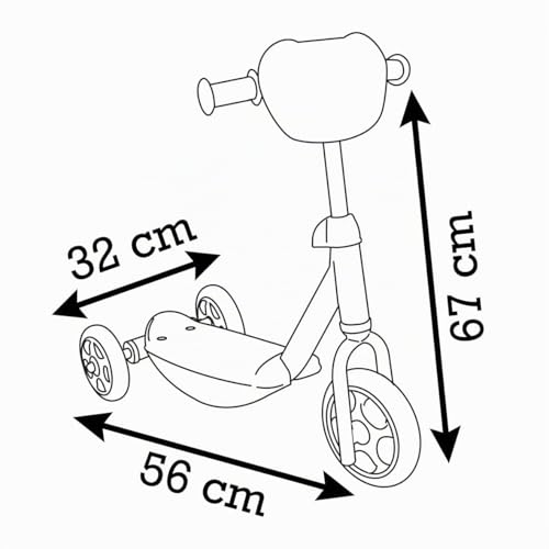 smoby-stitch-3-rad-scooter-kinderroller-verstellbar-ab-3-jahren image 6