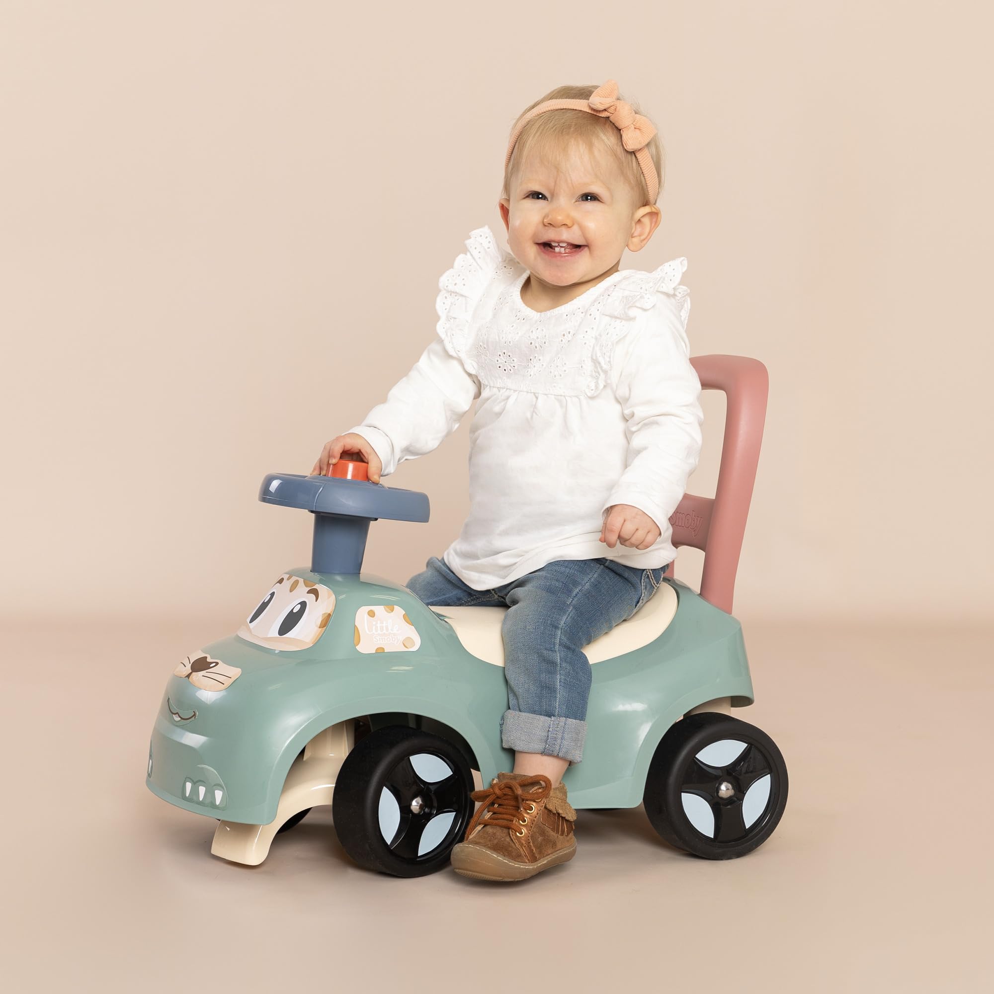 little-smoby-rutschauto-rutscher-mit-hupe-ab-10-monaten image 4