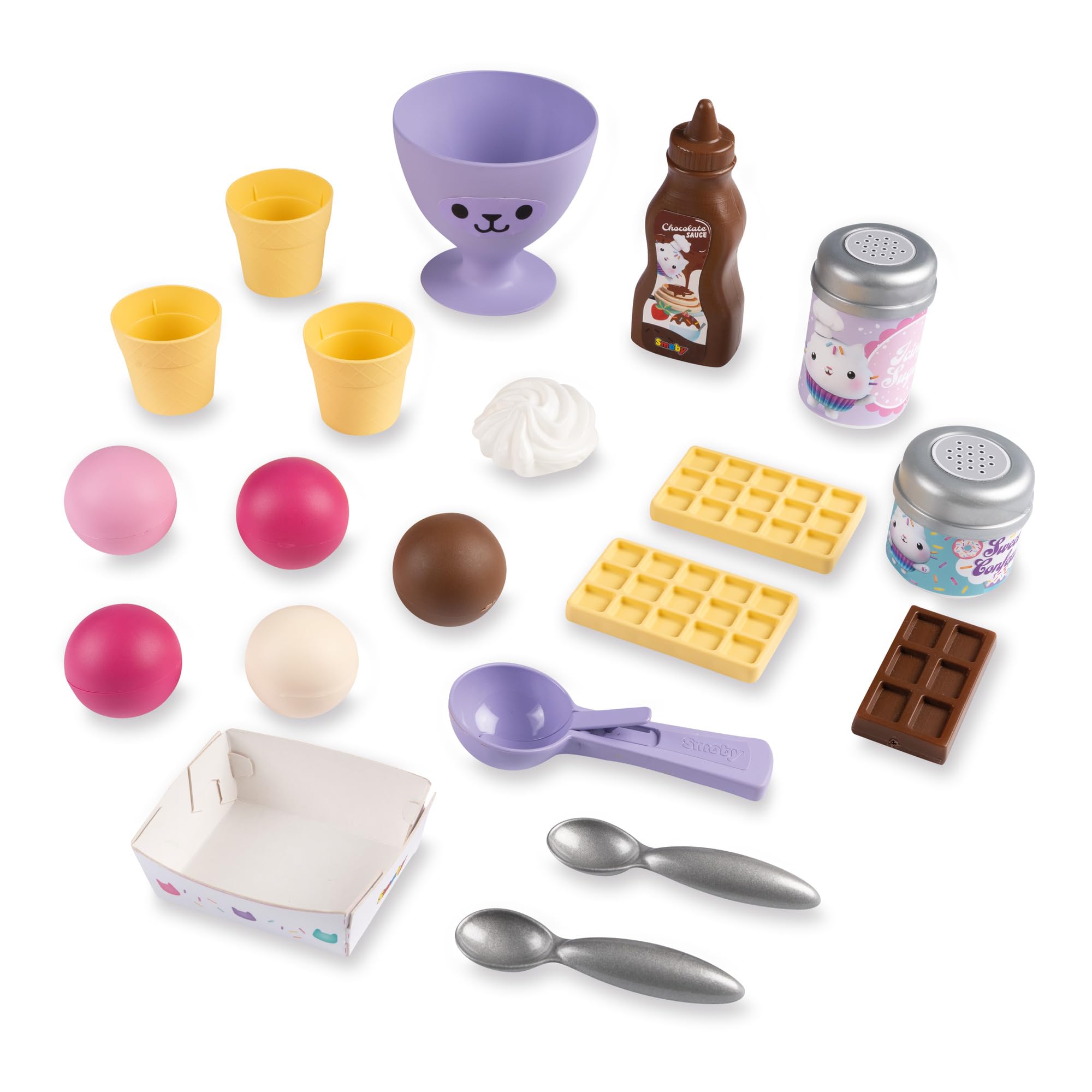smoby-gabby-s-dollhouse-eisdiele-mit-eismaschine-20-teile-ab-3-j image 3