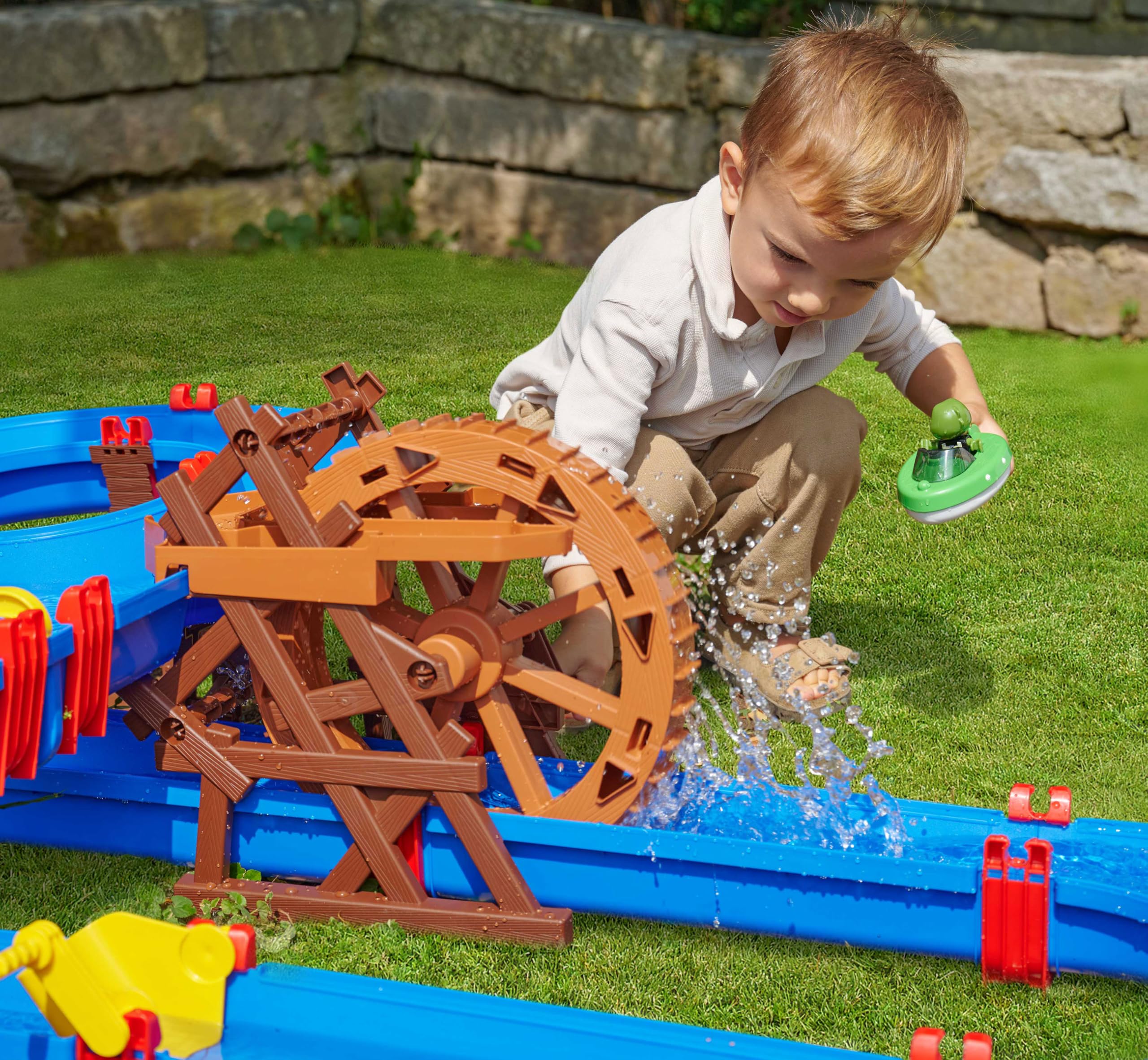 aquaplay-waterwheel-wasserbahn-2-ebenen-mit-wasserrad image 4