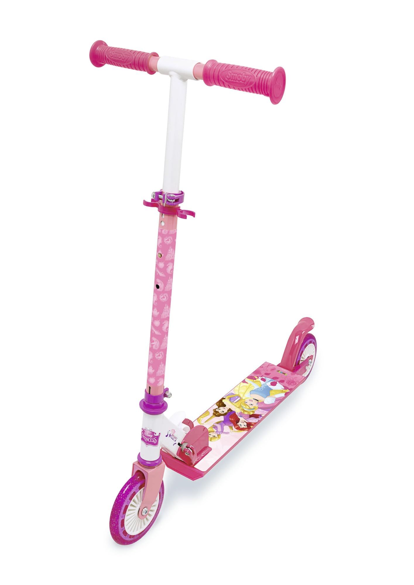 smoby-disney-princess-2-rad-roller-klappbar-mit-bremse image 1