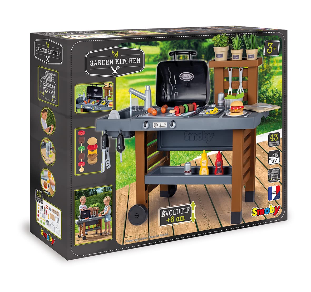 smoby-tefal-gartenspielk-che-outdoor-mit-grill image 7