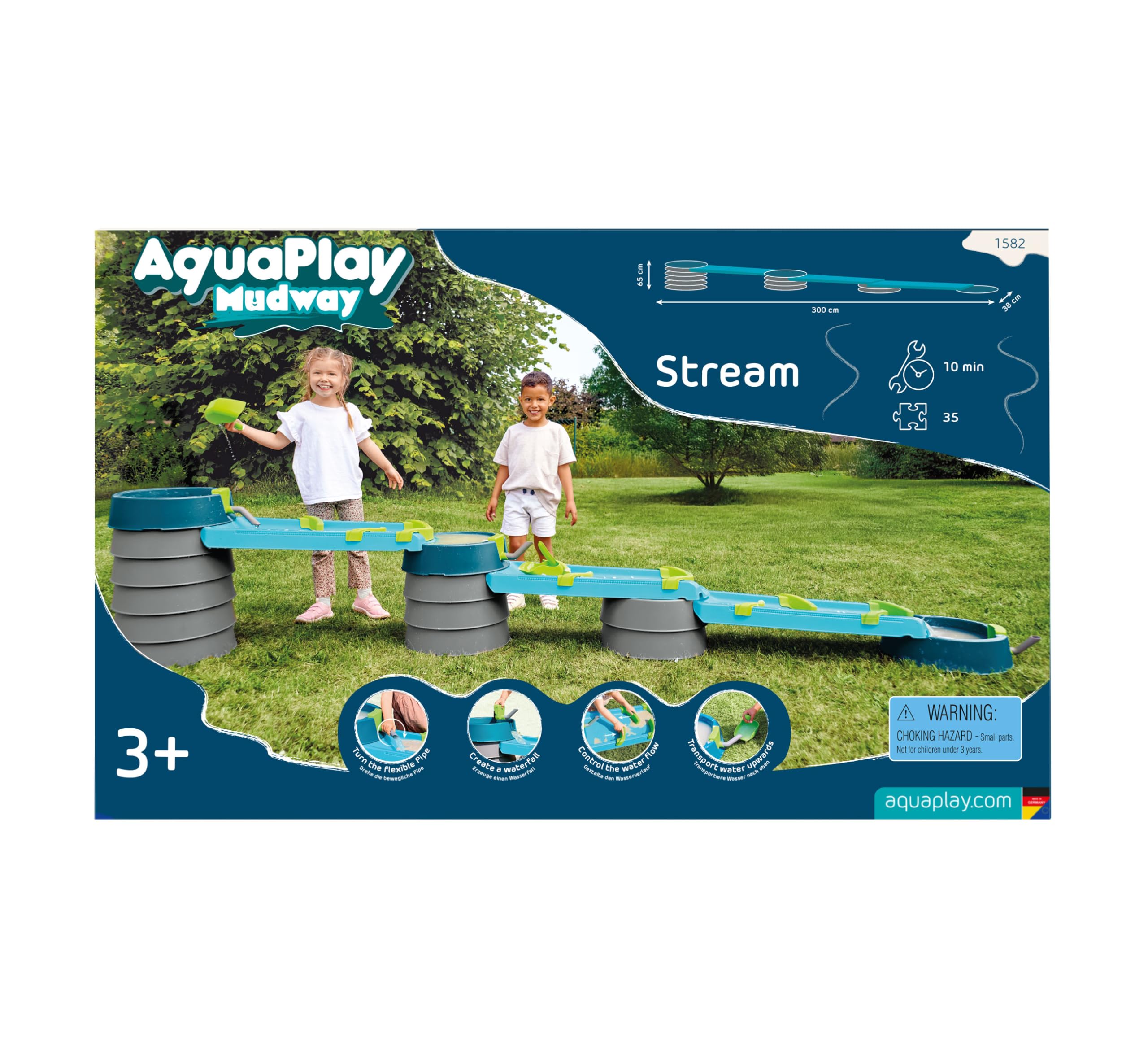 aquaplay-mudway-stream-wasserbahn-stream-3m-mit-schleusen-ab-3-jahren image 6