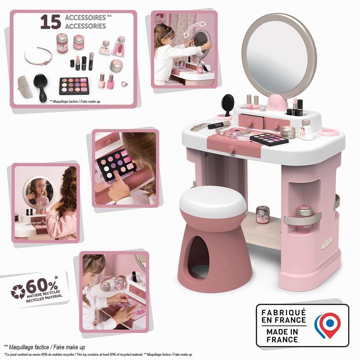smoby-my-beauty-schminktisch-frisiertisch-15-accessoires image 2