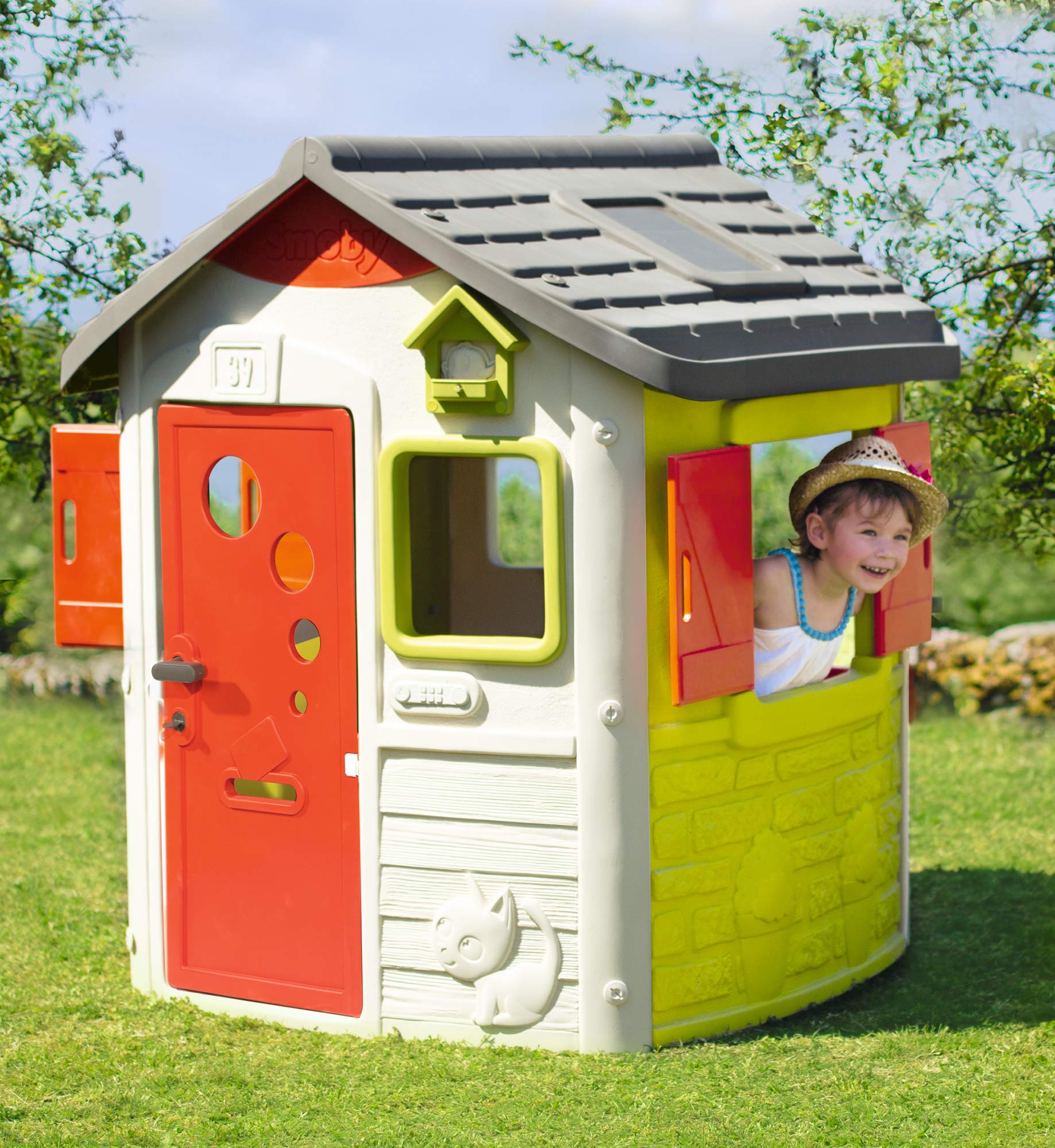 smoby-life-haust-r-f-r-neo-jura-lodge-spielhaus-rot image 2