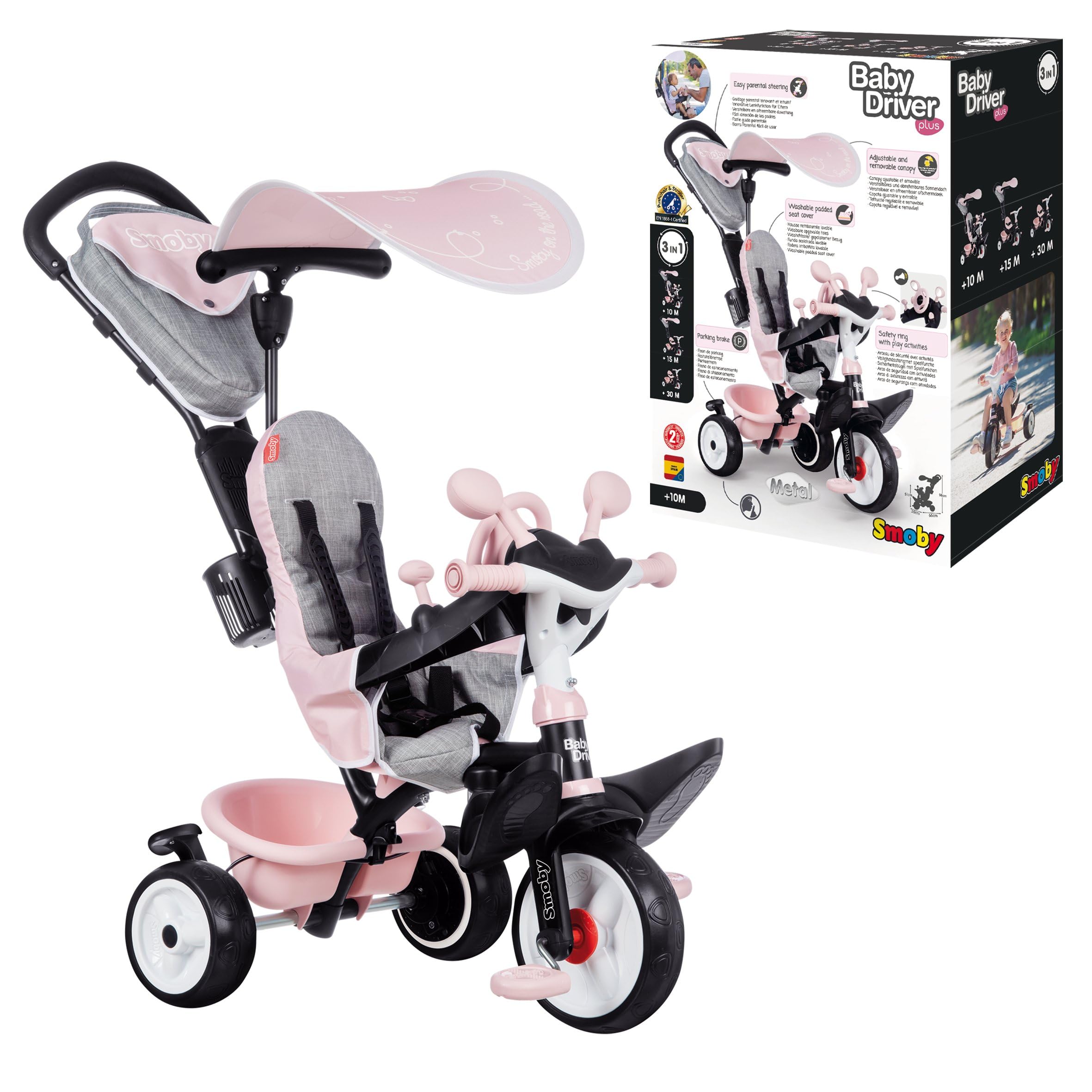 smoby-life-baby-driver-dreirad-ros-3-in-1-ab-10-monaten image 8