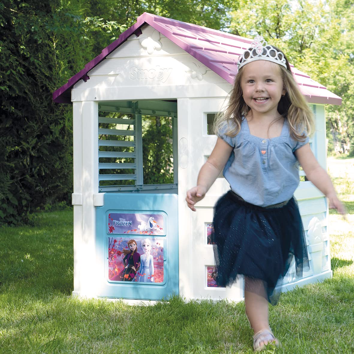 smoby-disney-frozen-spielhaus-kinderhaus-98x110x127-cm-ab-2-jahren image 3