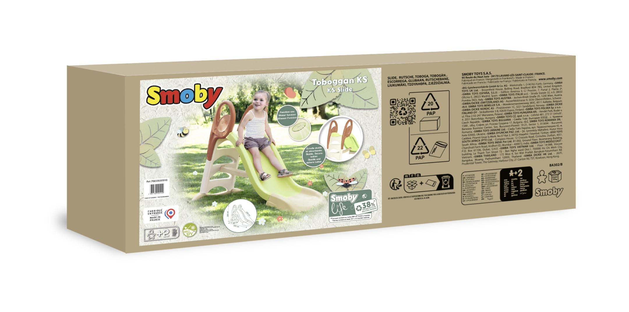 smoby-life-ks-rutsche-150-cm-recycled-mit-wasseranschluss image 6