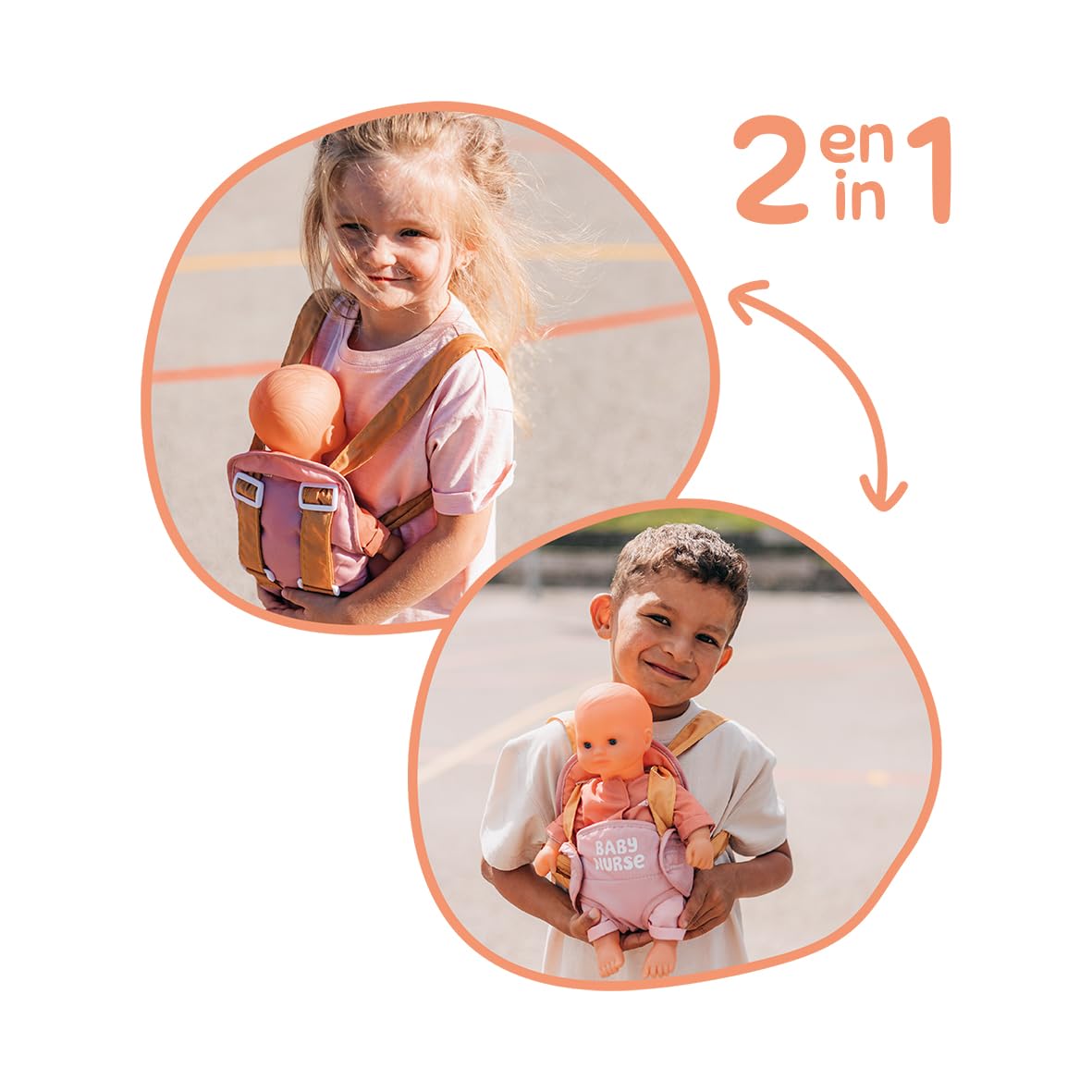 smoby-baby-nurse-puppen-tragesitz-babytrage-rosa-42-cm image 3