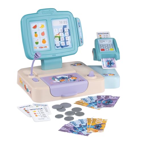 smoby-disney-stitch-supermarktkasse-kinderkasse-mit-mikrofon image 6