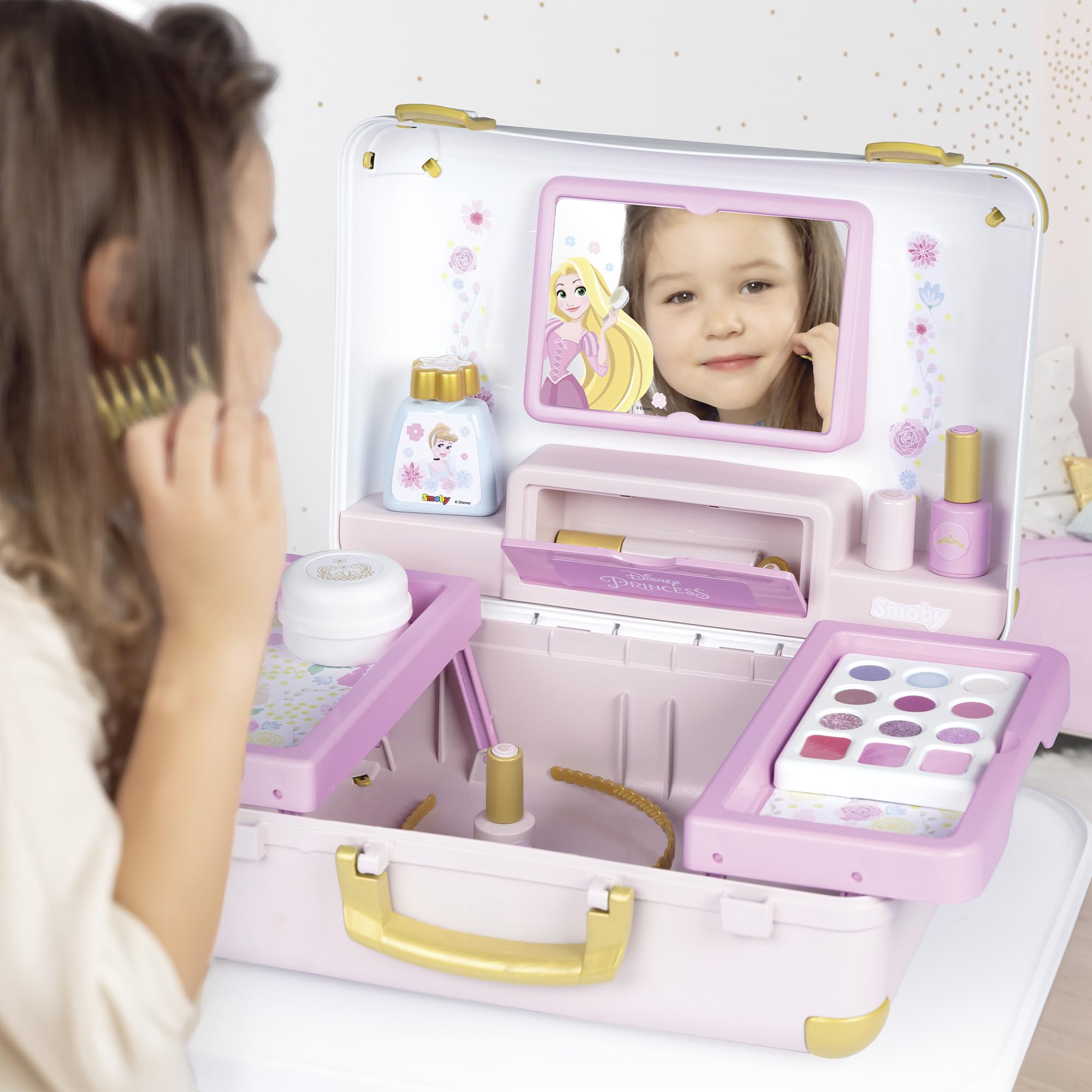 smoby-disney-princess-kosmetikkoffer-schminkkoffer-13-tlg image 4