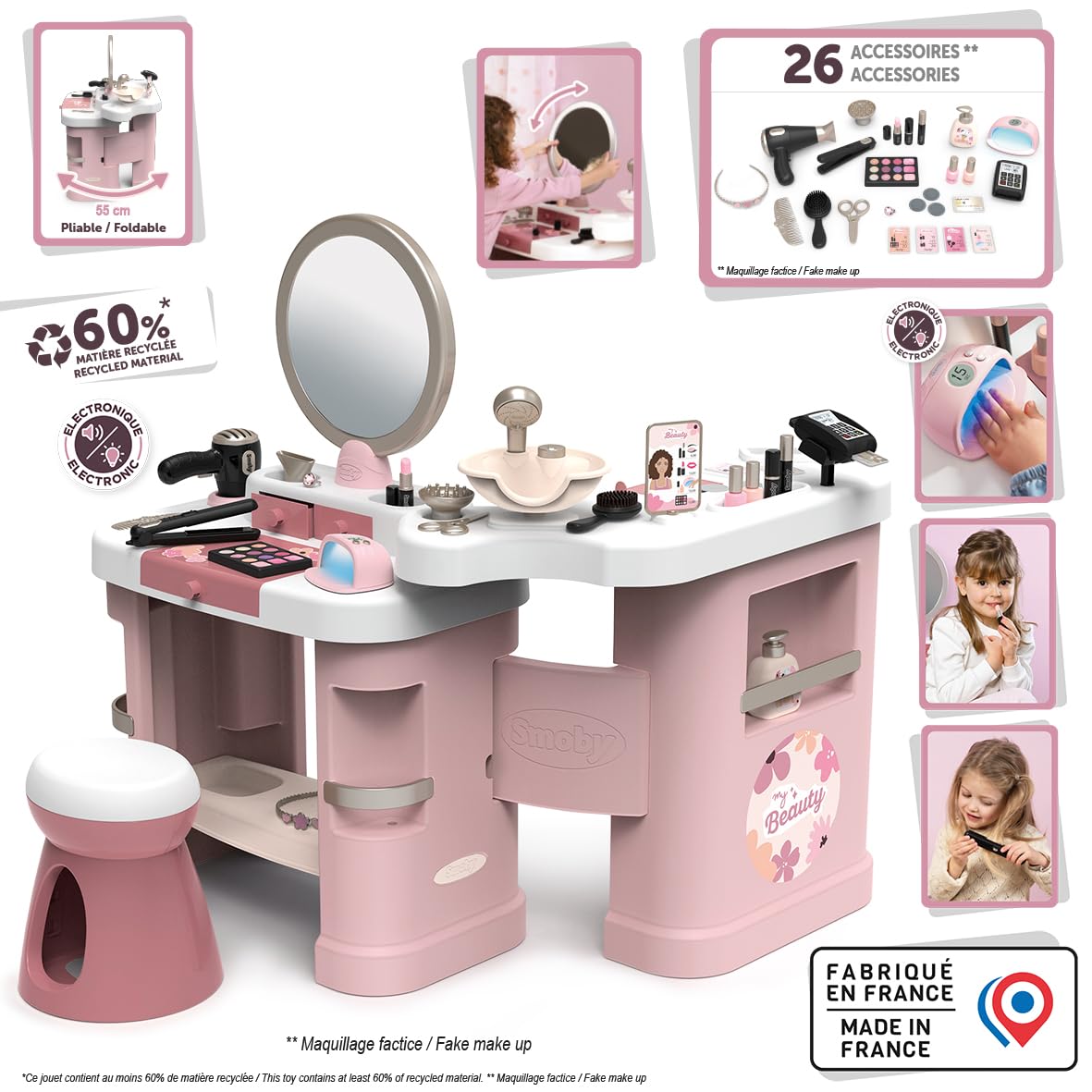smoby-my-beauty-kosmetikstudio-beauty-center-spielset-3in1 image 2