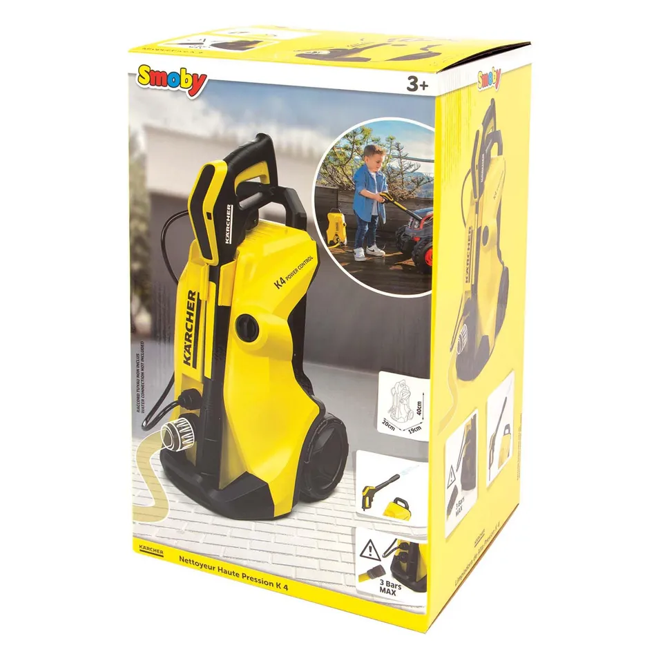 smoby-k-rcher-k4-hochdruckreiniger-spielzeug-mit-wasser image 1