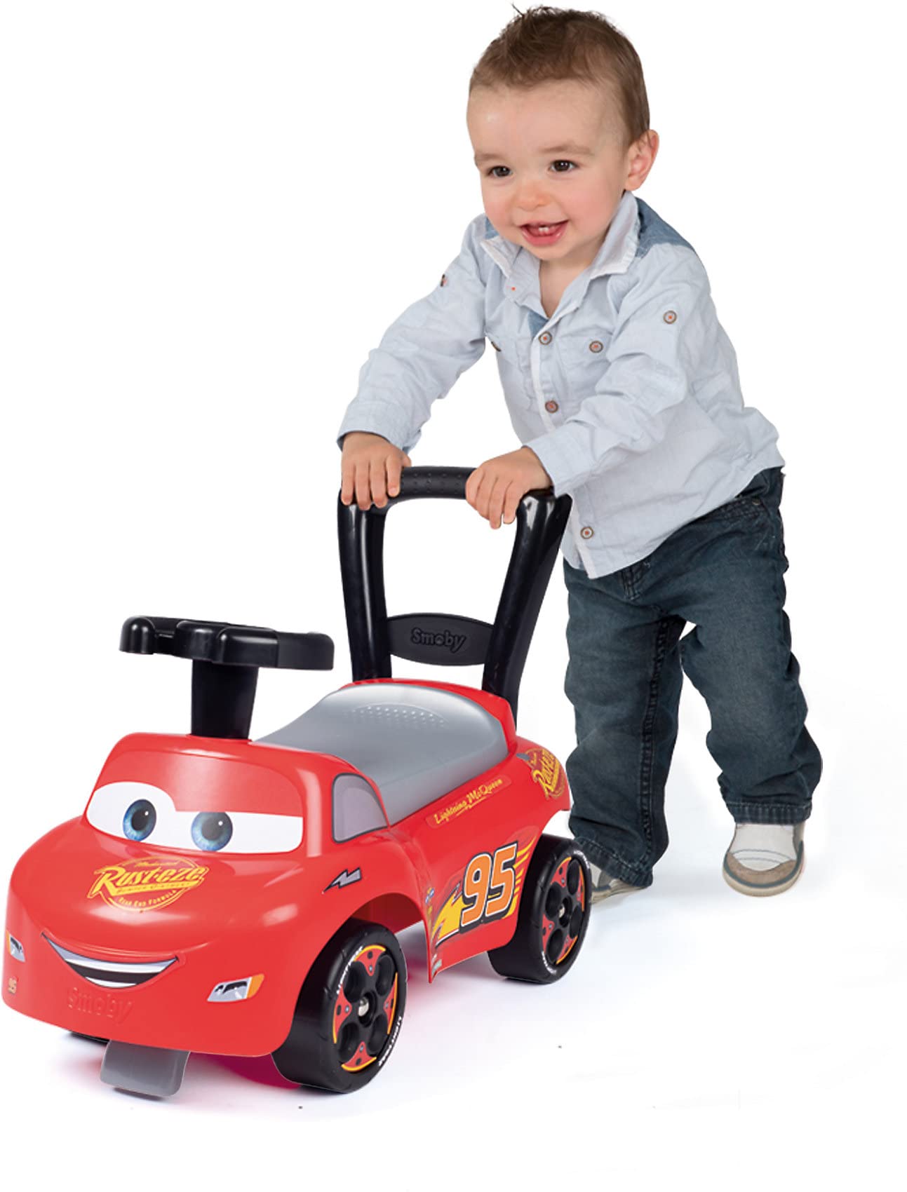 smoby-disney-cars-auto-rutscher-mit-staufach-ab-10-monaten image 3