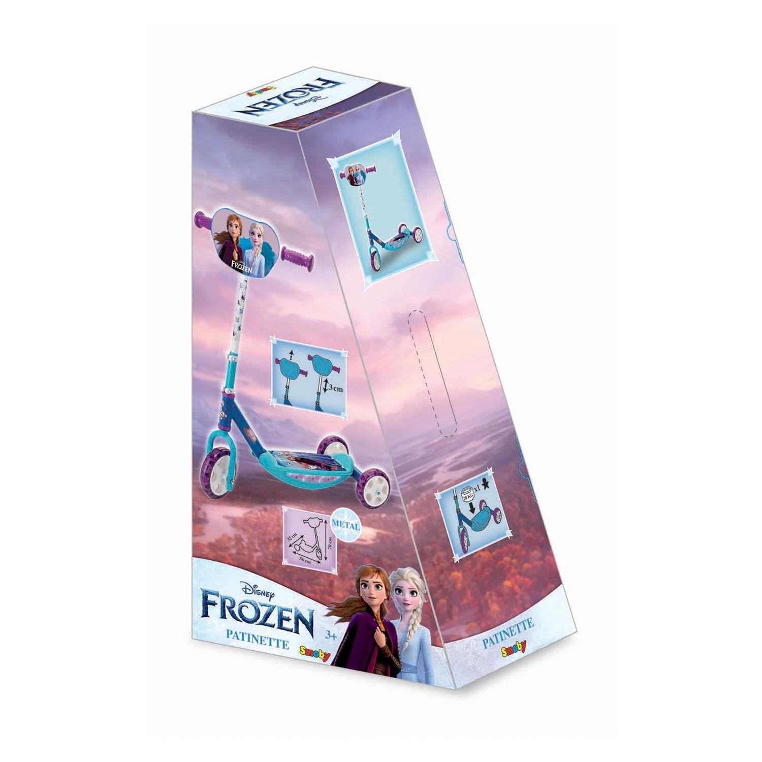 smoby-frozen-2-scooter-kinderroller-3-r-der-eisk-nigin image 2