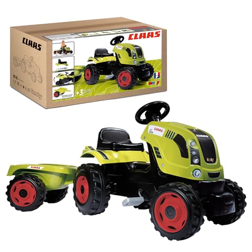 smoby-claas-traktor-farmer-arion-400-xl-gr-n-mit-anh-nger image 8