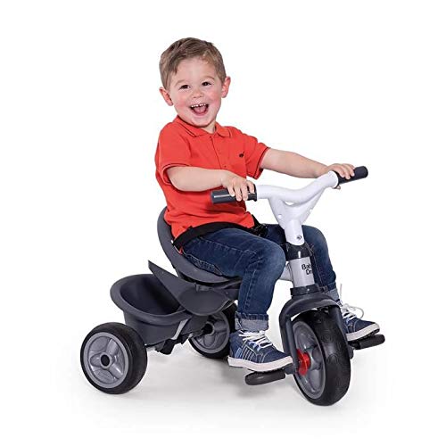 smoby-baby-driver-komfort-titan-dreirad-3in1-grau image 4