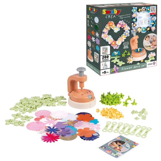 smoby-life-crea-flower-deko-kreativset-bastelset-ab-5-jahren image 1