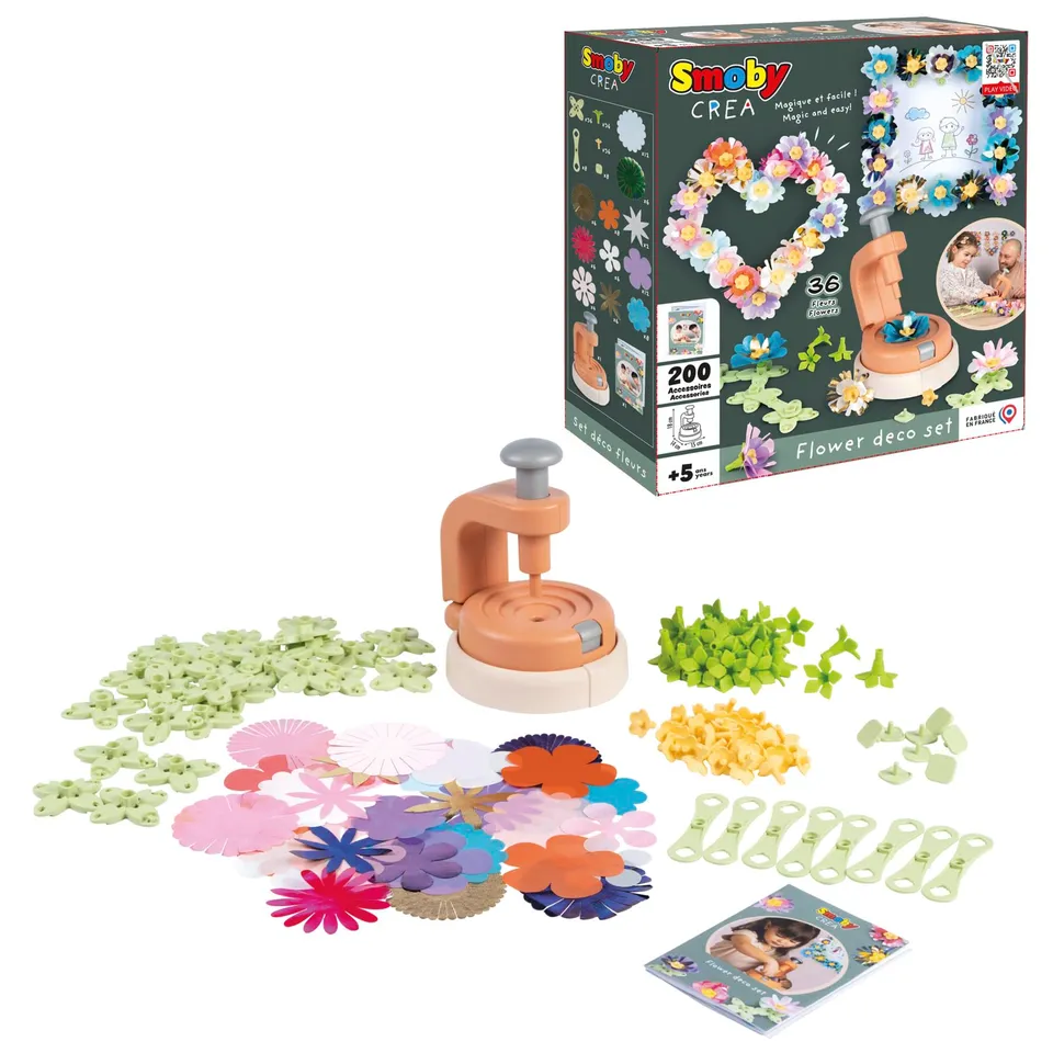 smoby-life-crea-flower-deko-kreativset-bastelset-ab-5-jahren image 1