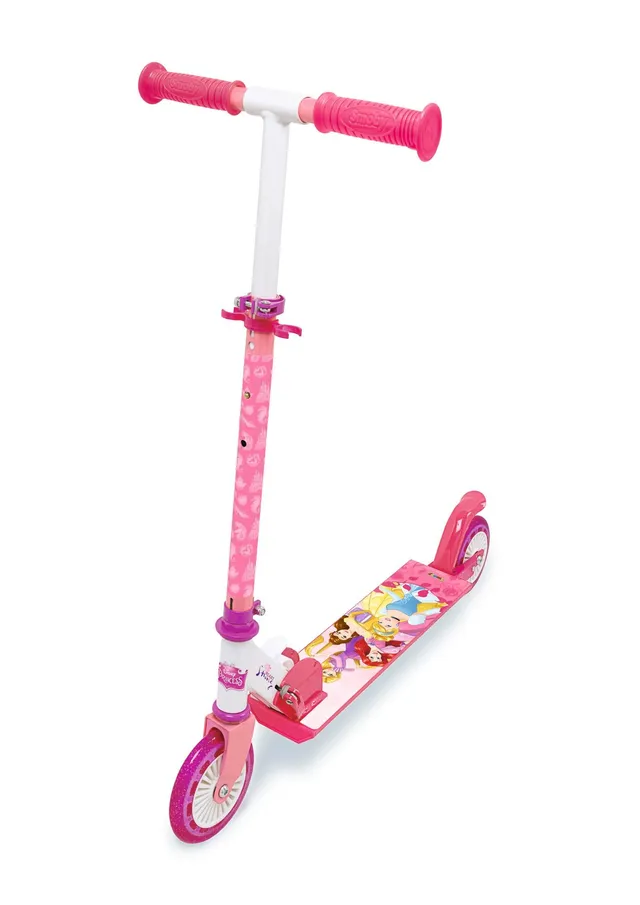 smoby-disney-princess-2-rad-roller-klappbar-mit-bremse image 1