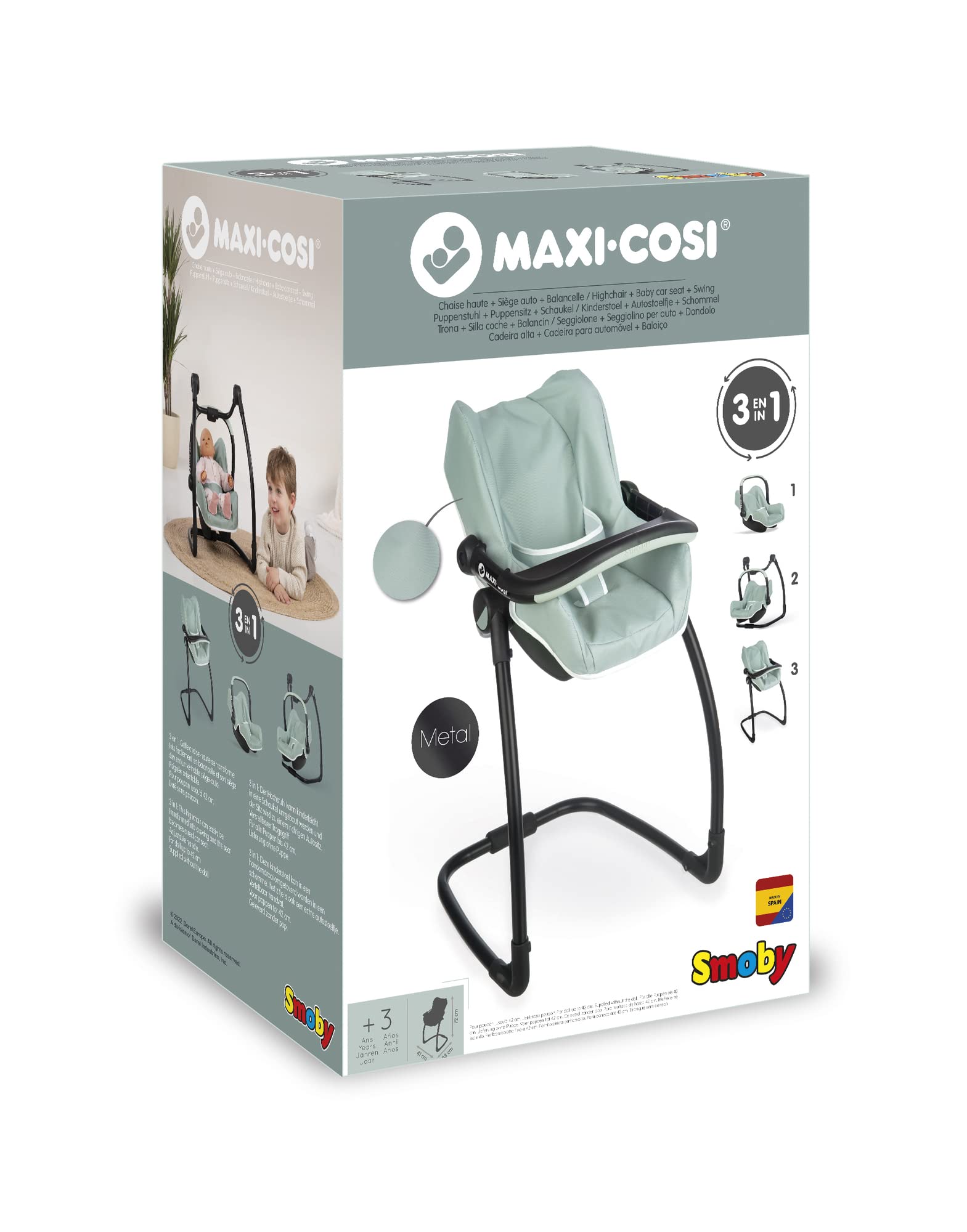 smoby-maxi-cosi-puppenhochstuhl-3-in-1-bis-42-cm-ab-3-jahren image 7