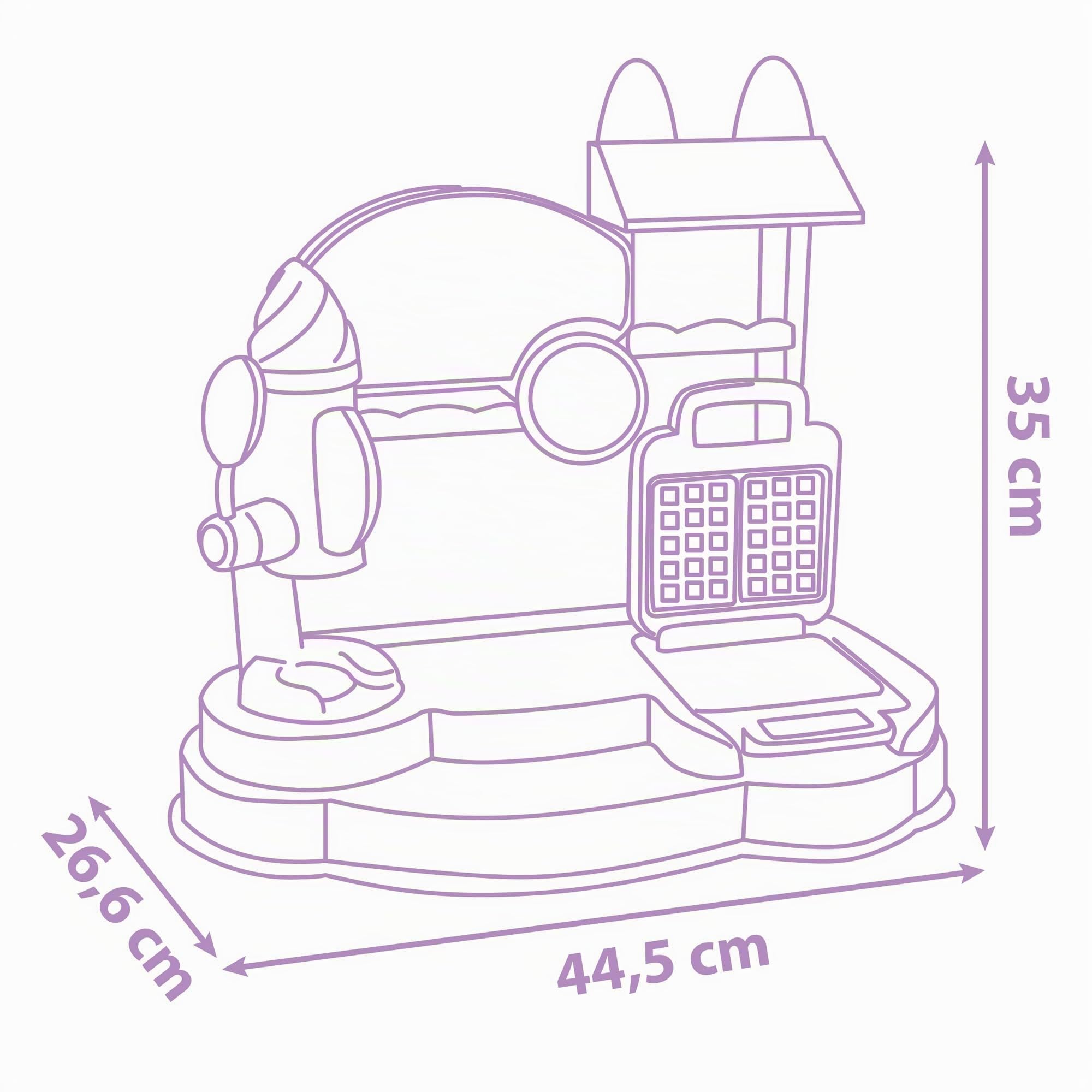 smoby-gabby-s-dollhouse-eisdiele-mit-eismaschine-20-teile-ab-3-j image 4